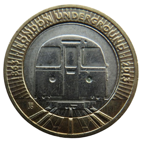 2013 £2 Two Pound Coin 1863-2013 London Underground
