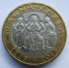 Load image into Gallery viewer, 2015 £2 Two Pound Coin Commemorating The Magna Carta
