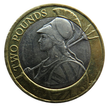 Load image into Gallery viewer, 2016 £2 Two Pound Coin Britannia
