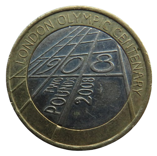 1908-2008 London Olympic Centenary £2 Two Pound Coin