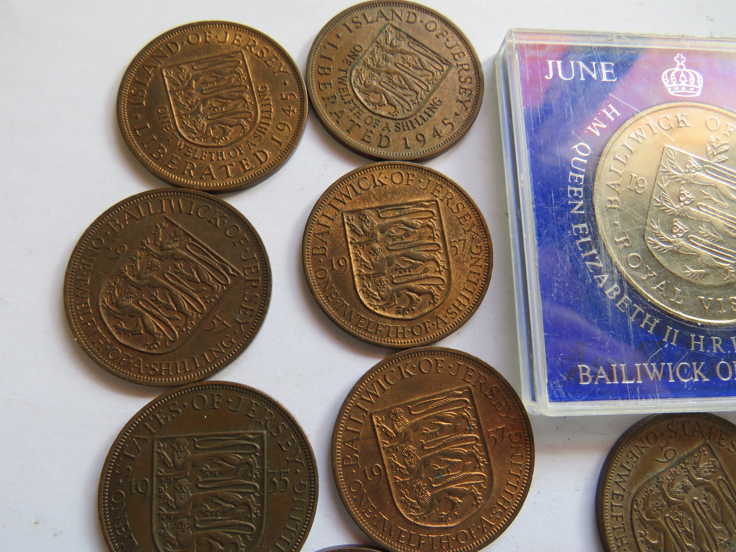 Small Collection of Vintage Coins From The Channel Islands