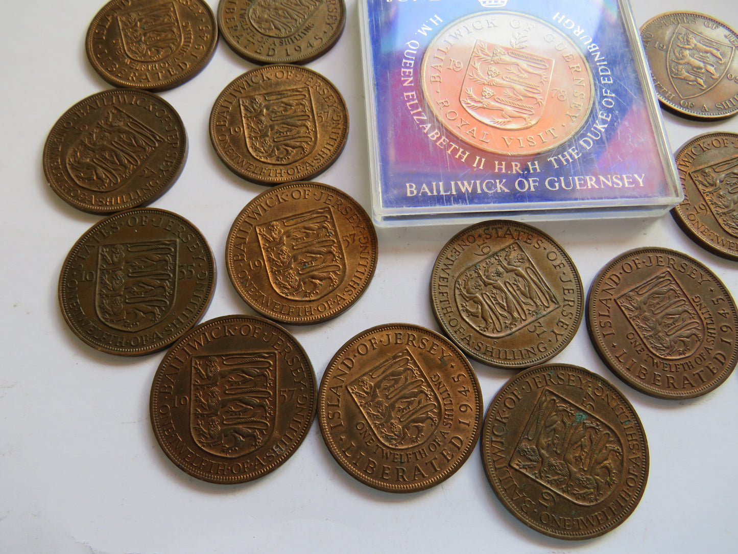 Small Collection of Vintage Coins From The Channel Islands