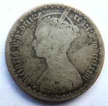 Load image into Gallery viewer, 1873 Queen Victoria Silver Gothic Florin Coin - Great Britain
