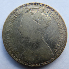 Load image into Gallery viewer, 1885 Queen Victoria Silver Gothic Florin Coin - Great Britain

