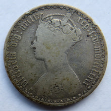 Load image into Gallery viewer, 1879 Queen Victoria Silver Gothic Florin Coin - Great Britain
