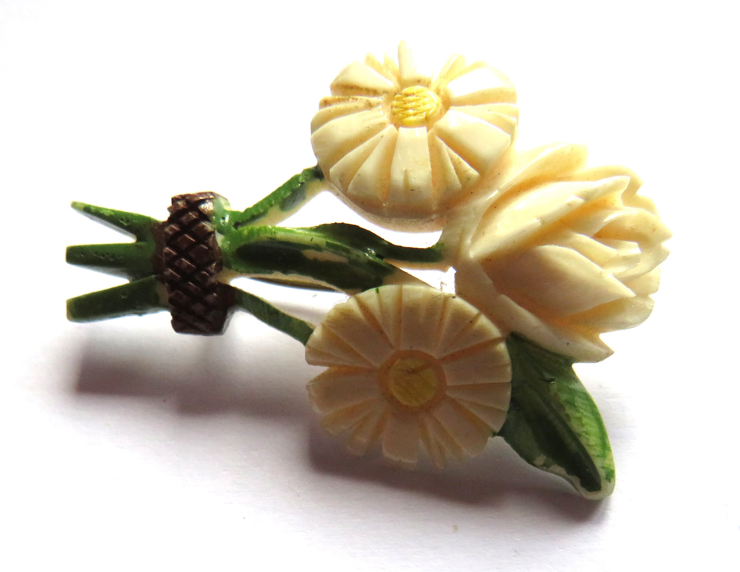 Vintage Ladies Floral Brooch