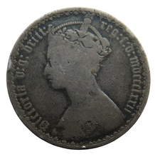 Load image into Gallery viewer, 1872 Queen Victoria Silver Gothic Florin Coin - Great Britain
