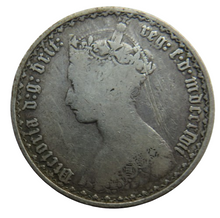 Load image into Gallery viewer, 1857 Queen Victoria Silver Gothic Florin Coin - Great Britain
