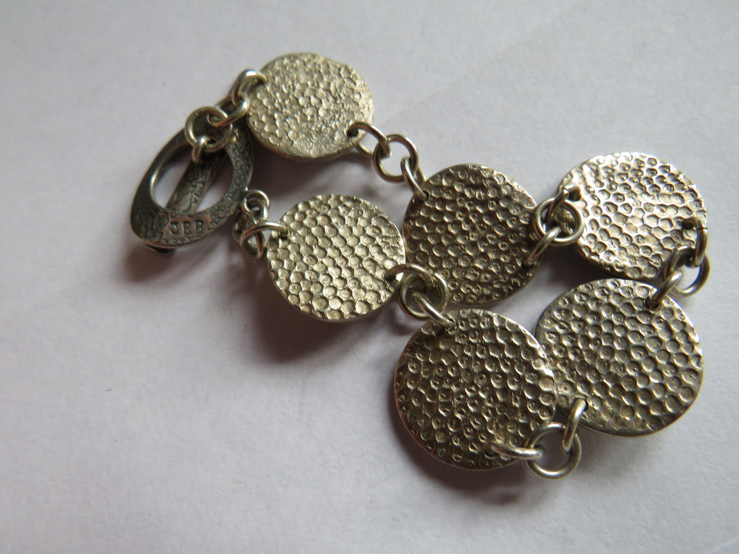 Ladies Sterling Silver Floral Design Bracelet