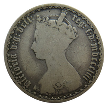 Load image into Gallery viewer, 1853 Queen Victoria Silver Gothic Florin Coin - Great Britain
