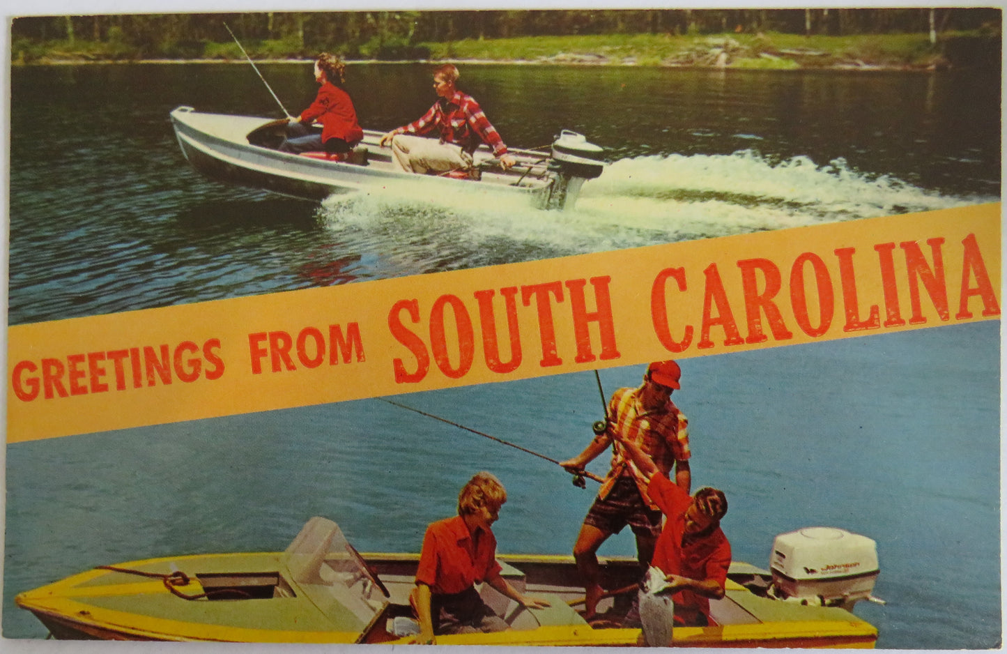 Vintage Postcard Of Greetings From South Carolina
