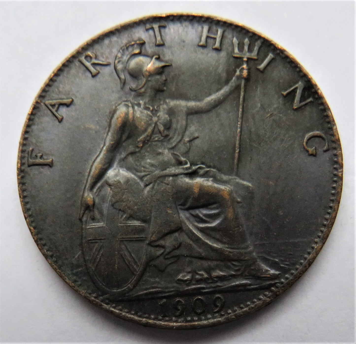 1902 King Edward VII Farthing Coin - Great Britain