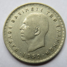 Load image into Gallery viewer, 1959 Greece 10 Drachmai Coin
