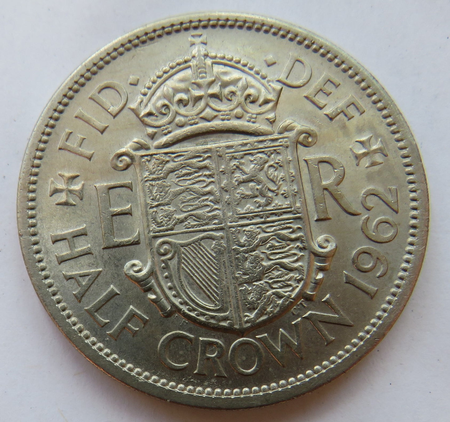 1962 Queen Elizabeth II Halfcrown Coin - Great Britain