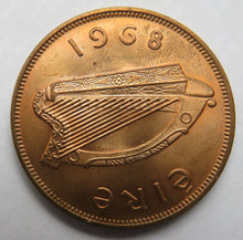 Load image into Gallery viewer, 1968 Ireland Eire One Penny Coin Unc
