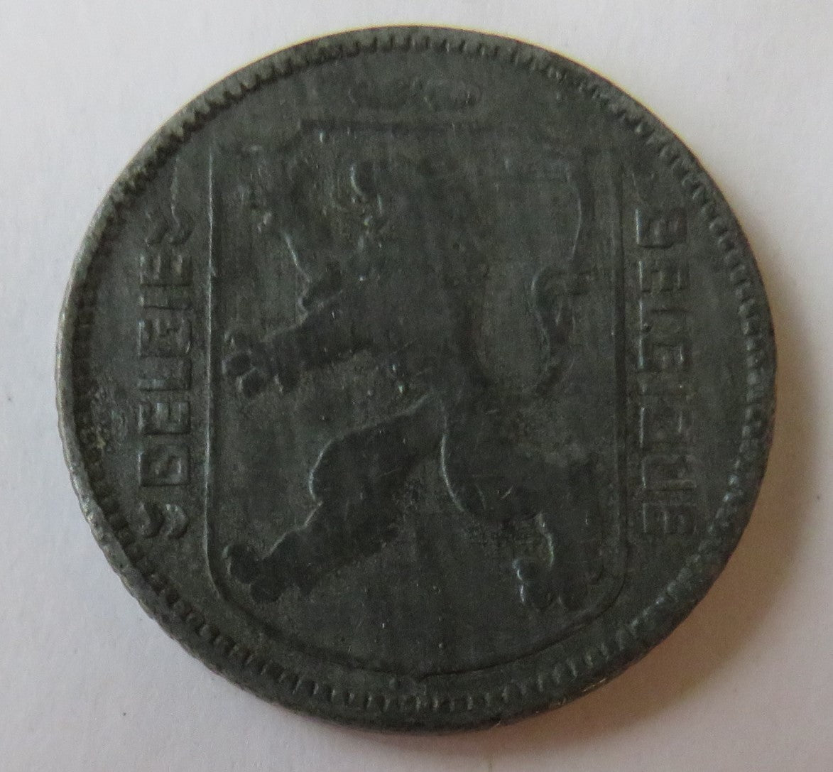 1942 Belgium 1 Franc Coin