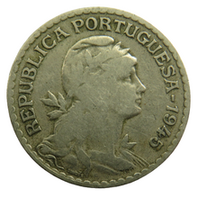 Load image into Gallery viewer, 1945 Portugal One Escudo Coin
