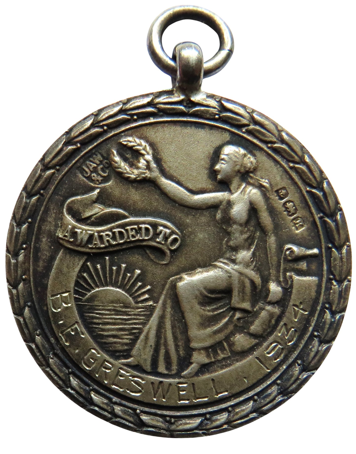 Royal Life Saving Society Award of Merit Silver Medal 1934
