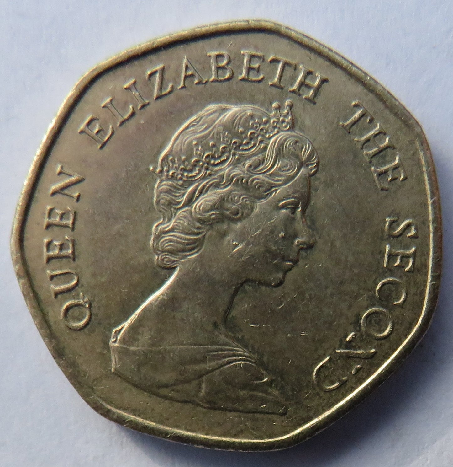 1982 Queen Elizabeth II Falkland Islands Twenty Pence 20p Coin