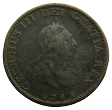 Load image into Gallery viewer, 1799 King George III Farthing Coin - Great Britain
