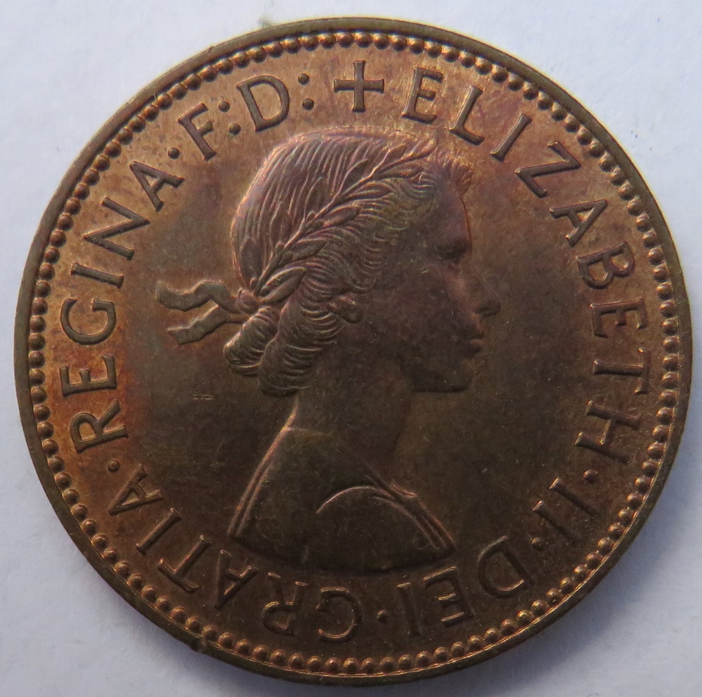 1962 Queen Elizabeth II Halfpenny Coin Unc - Great Britain