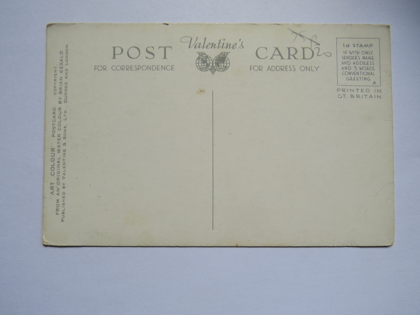 Vintage Postcard of Edinburgh Castle and National Gallery of Scotland