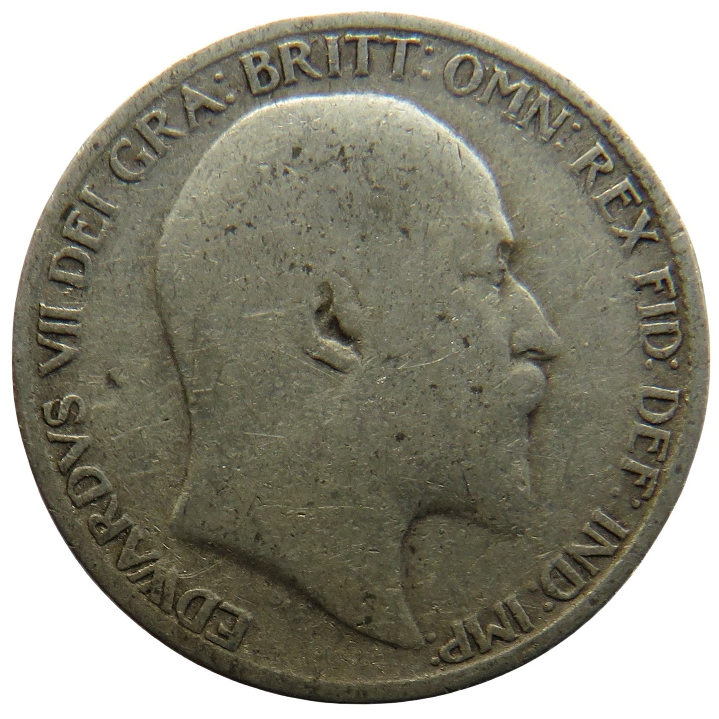 1902 King Edward VII Silver Sixpence Coin - Great Britain
