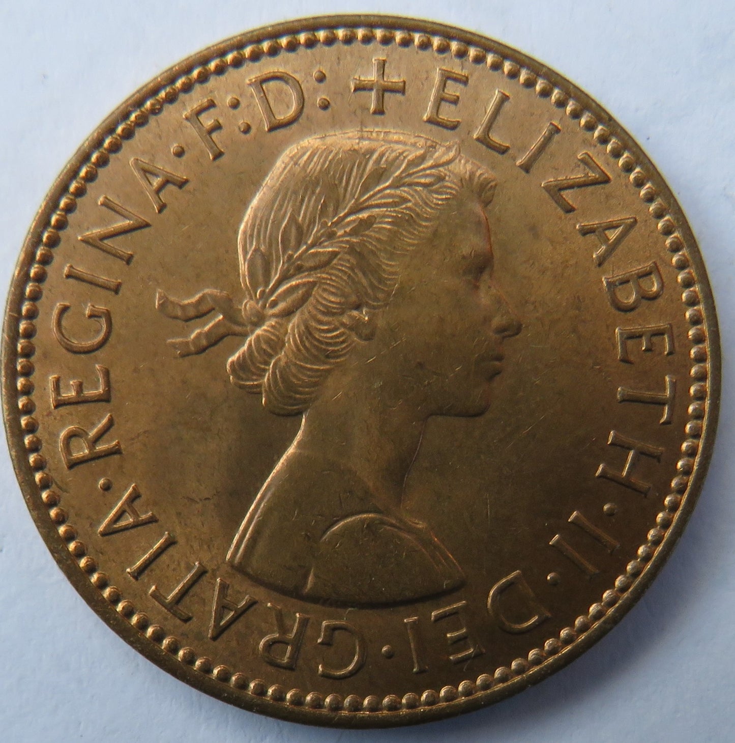 1967 Queen Elizabeth II Halfpenny Coin Unc - Great Britain