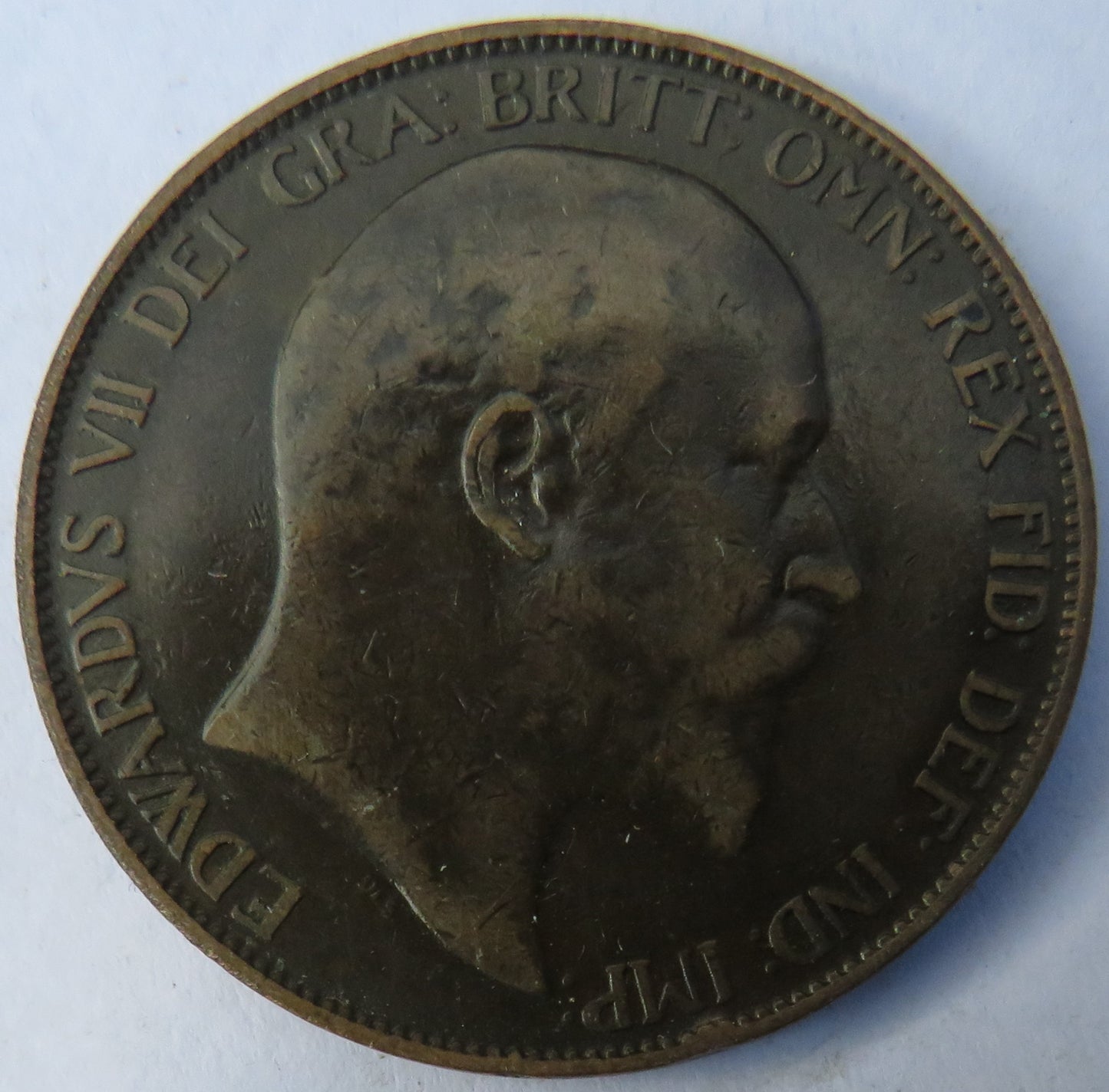 1902 King Edward VII One Penny Coin - Great Britain
