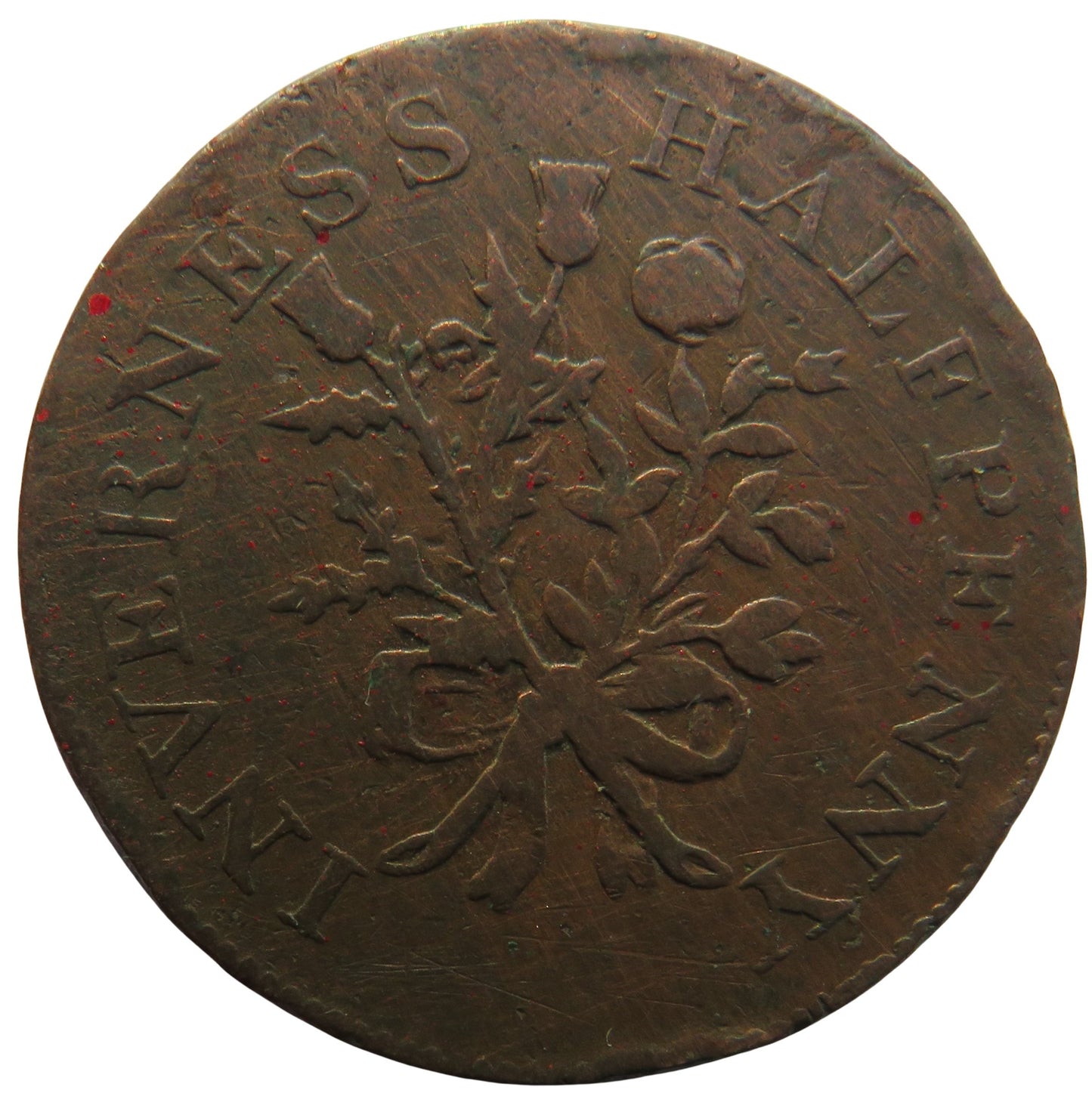 Late 18thC Inverness Halfpenny Token