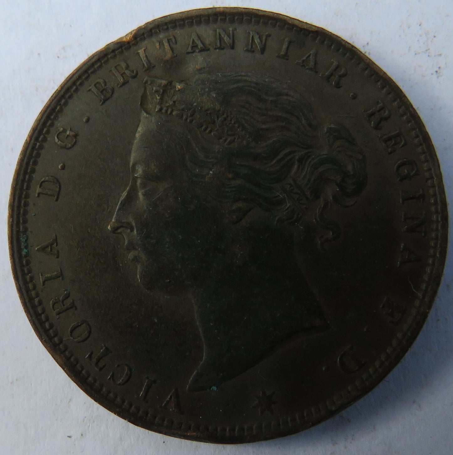 1888 Queen Victoria States of Jersey 1/24th of a Shilling Coin
