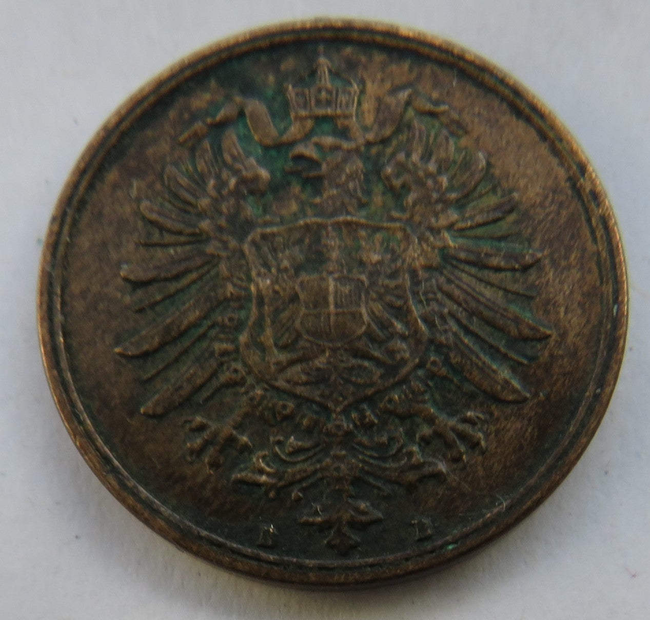 1876-B Germany 2 Pfennig Coin