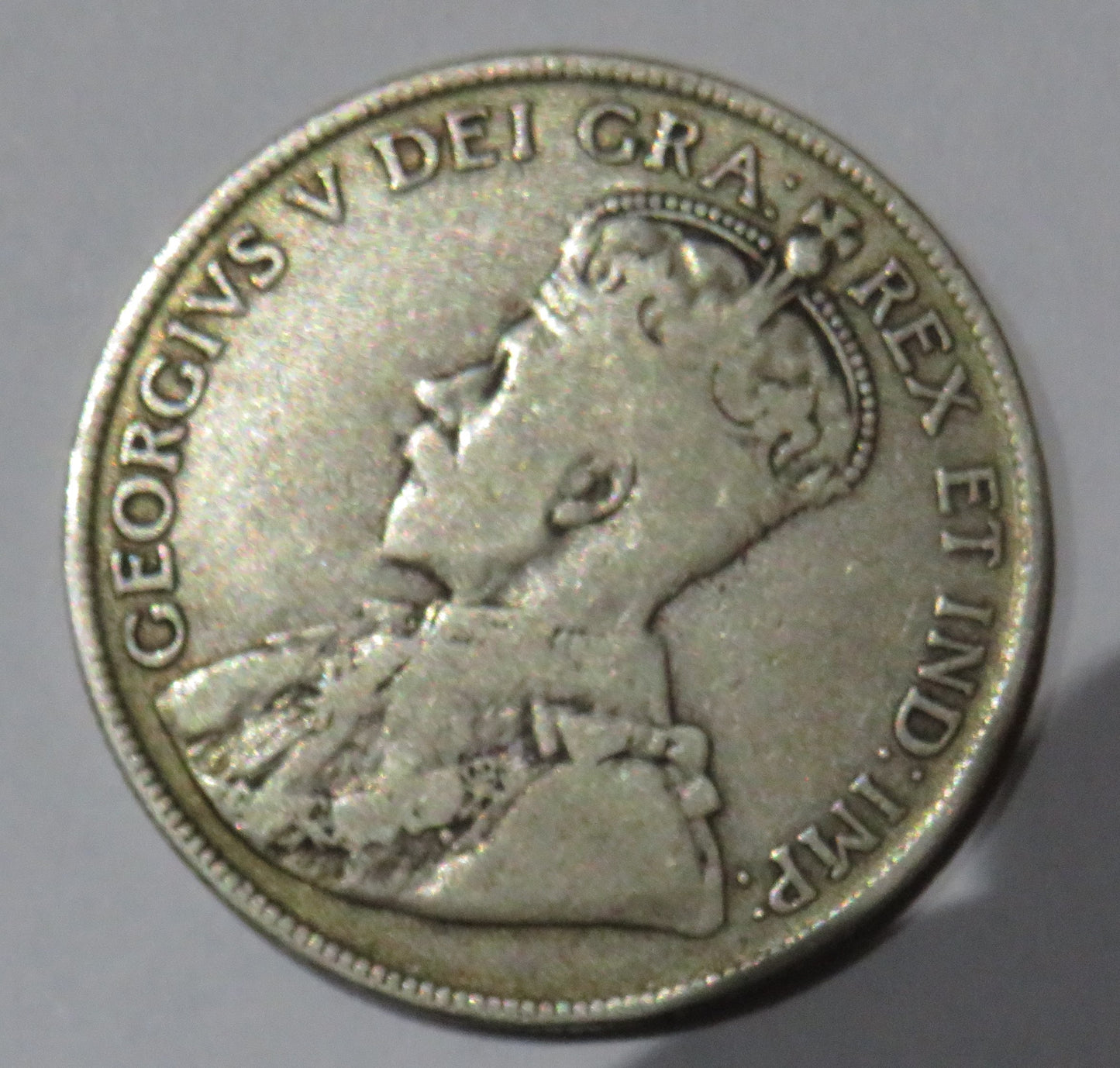 1919 King George V Newfoundland Silver 50 Cents Coin