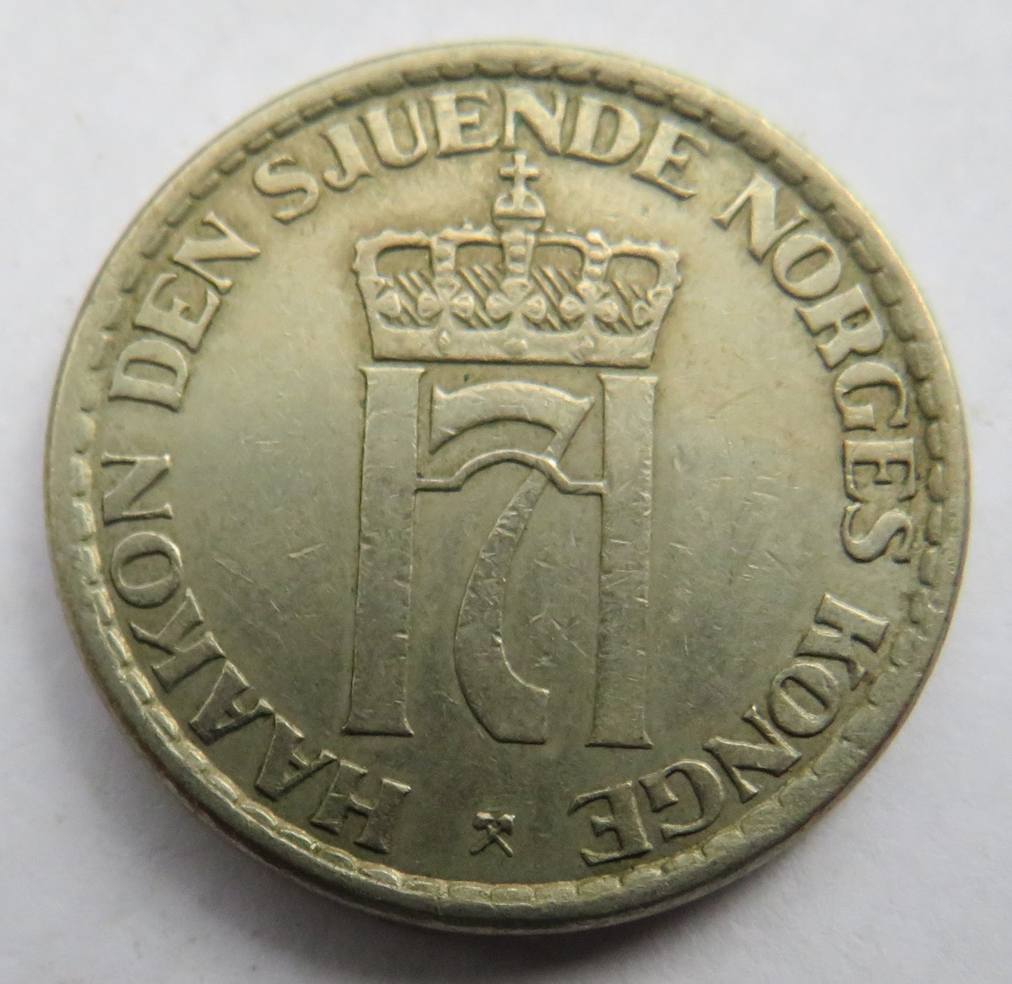 1956 Norway One Krone Coin
