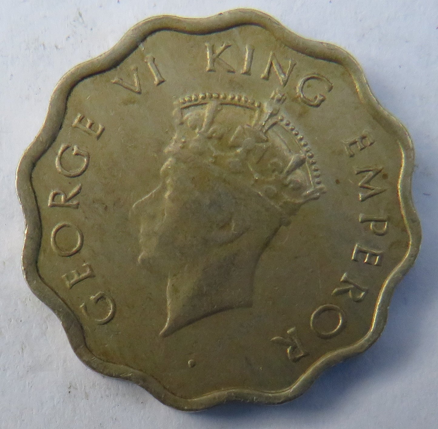 1939 King George VI India 1 Anna Coin