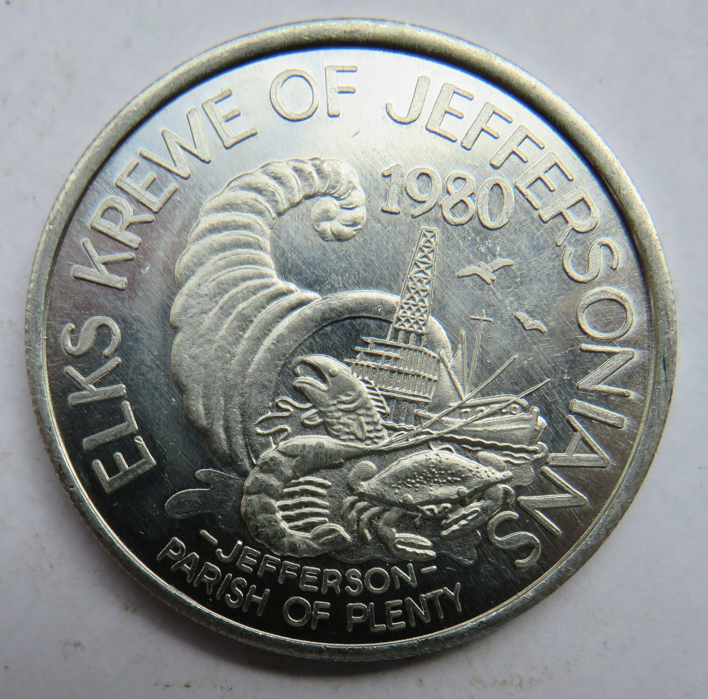 Elks Krewe Of Jeffersonians 1980 New Orleans Lodge 30 Token