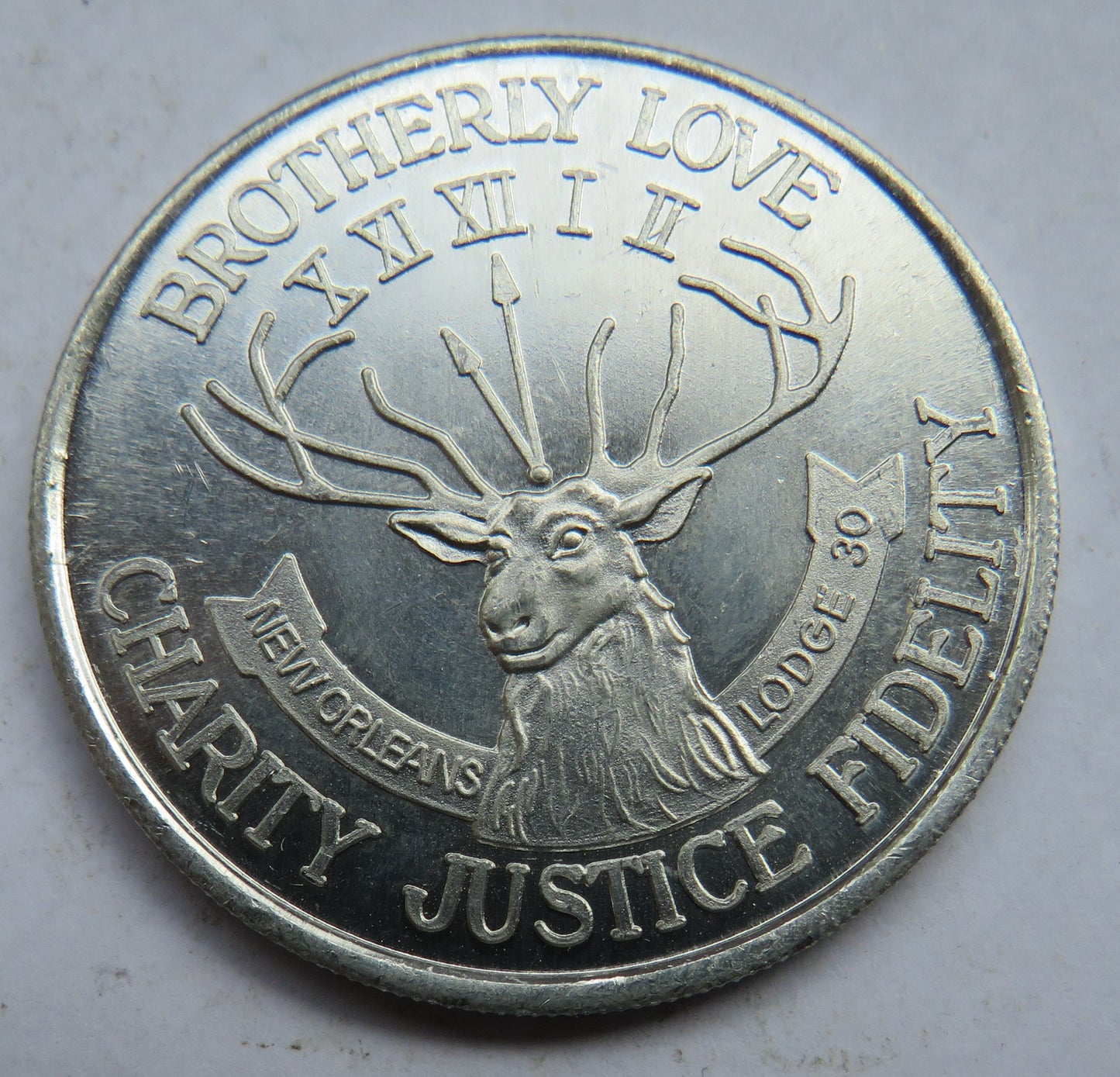 Elks Krewe Of Jeffersonians 1980 New Orleans Lodge 30 Token