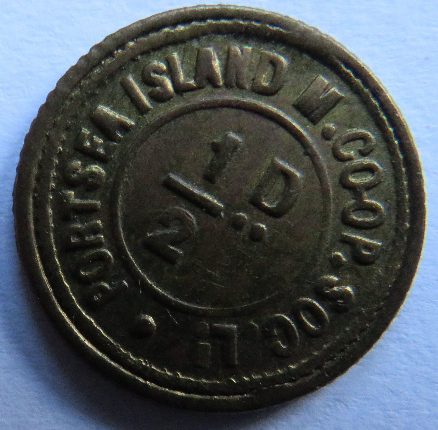 Portsea Island M. Cooperative Society Ltd 1/2d Token
