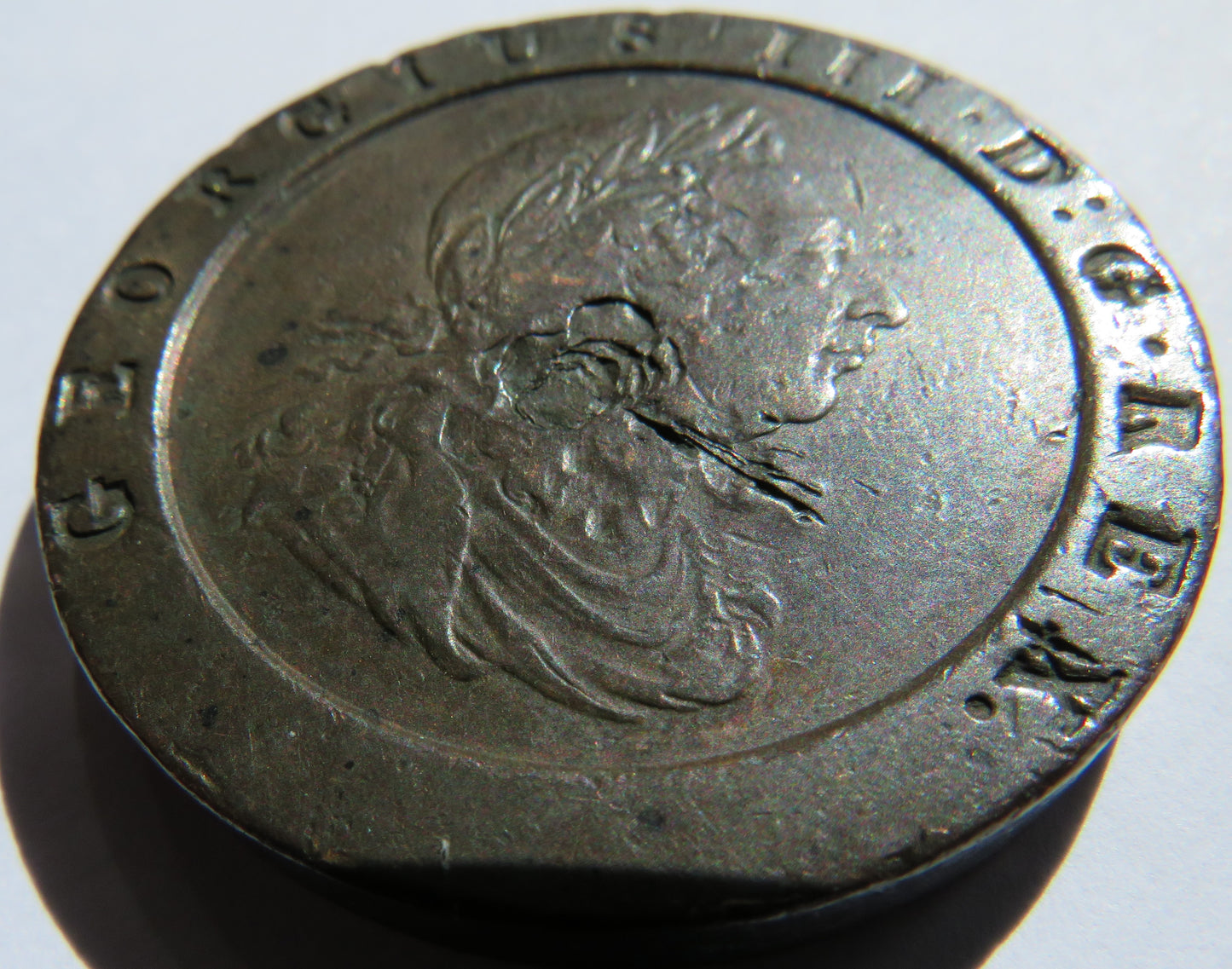 1797 King George III Cartwheel Twopence Coin