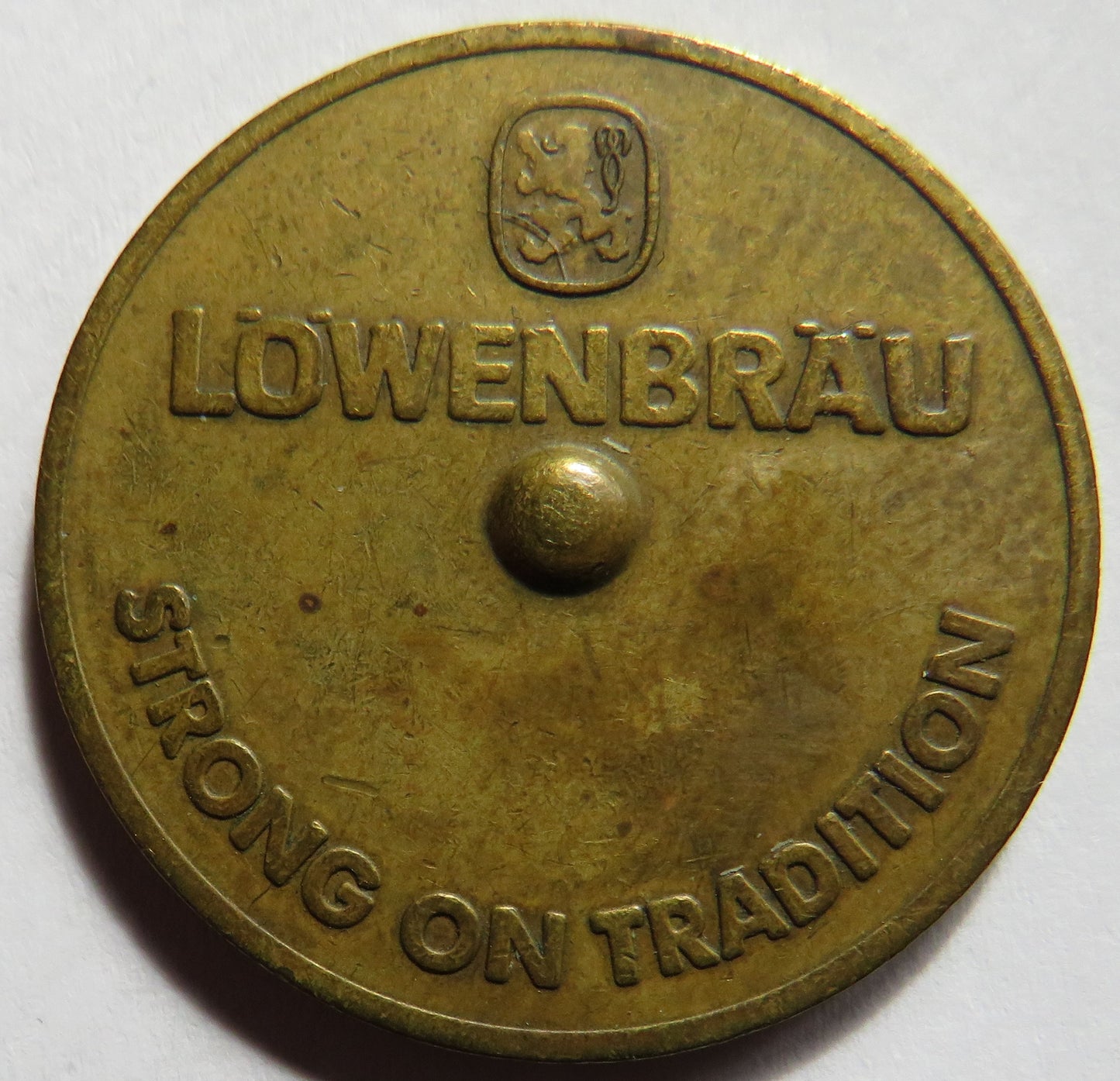 Lowenbrau Strong Lager Token Strong on Tradition
