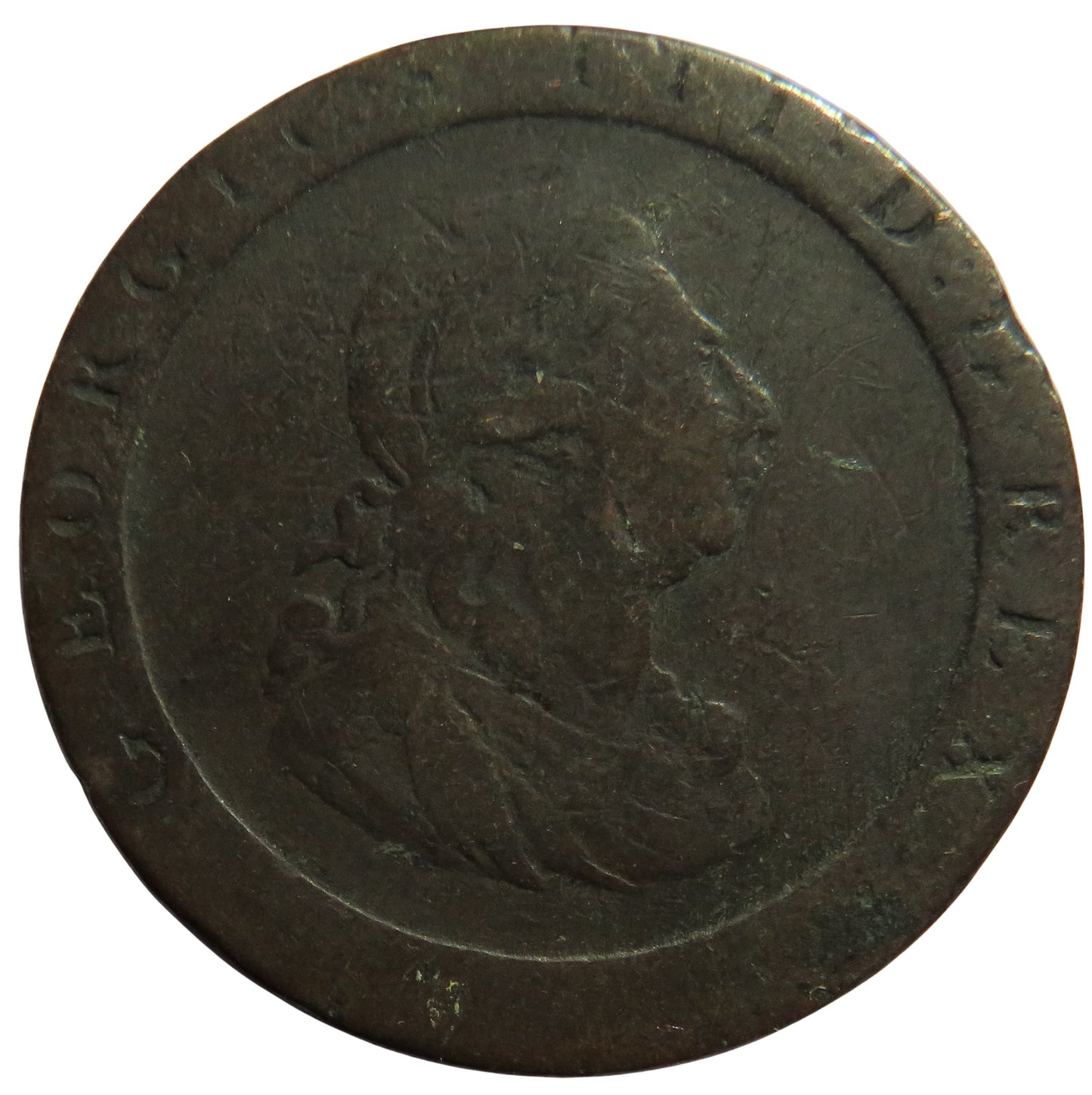 1797 King George III Cartwheel One Penny Coin