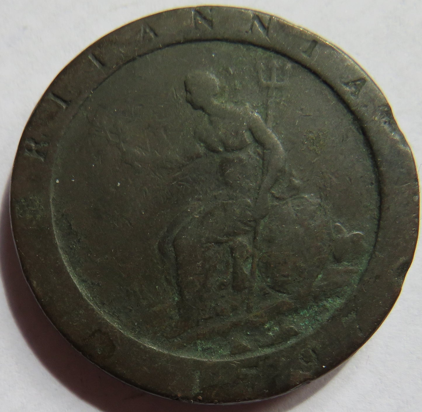 1797 King George III Cartwheel One Penny Coin