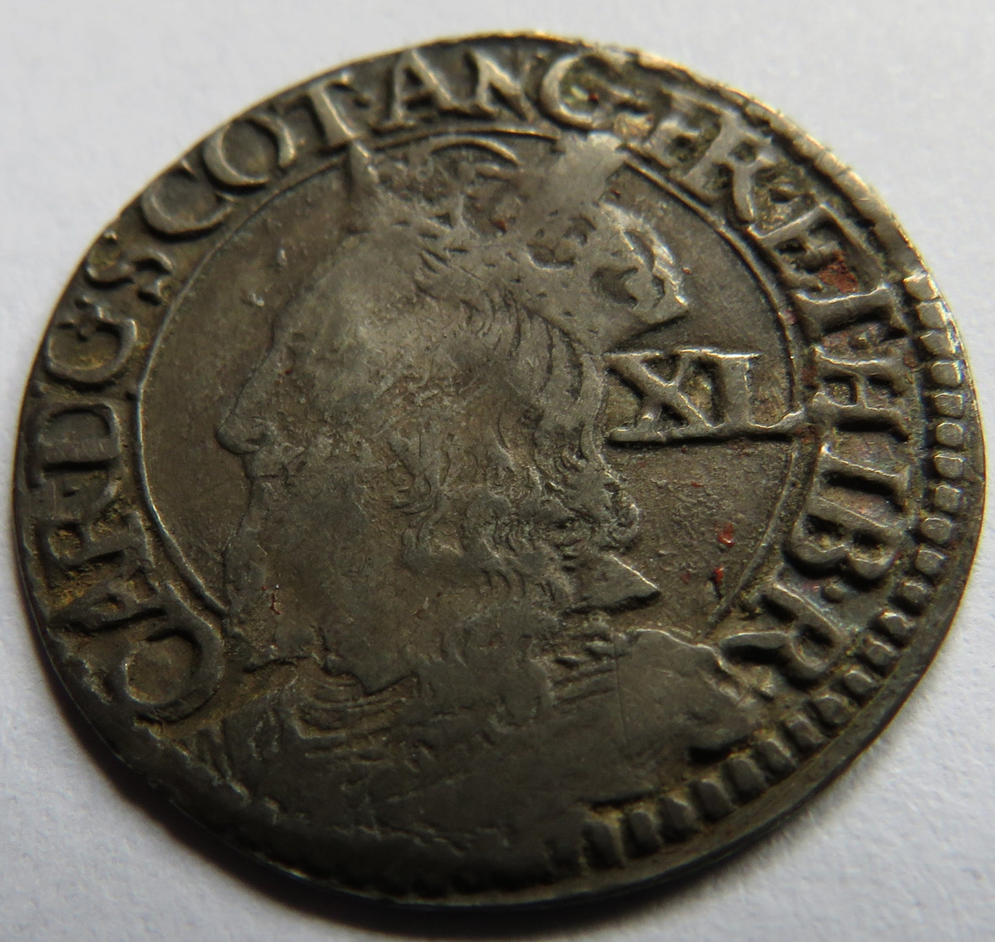 1625-1649 Charles I Scotland 40 Pence Silver Coin
