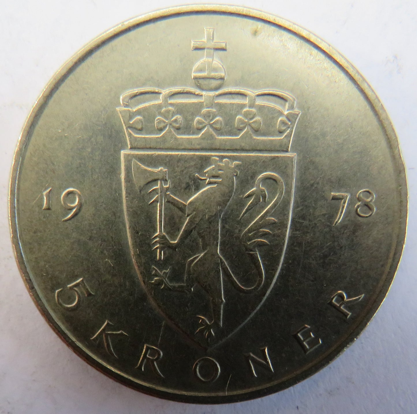 1978 Norway 5 Kroner Coin