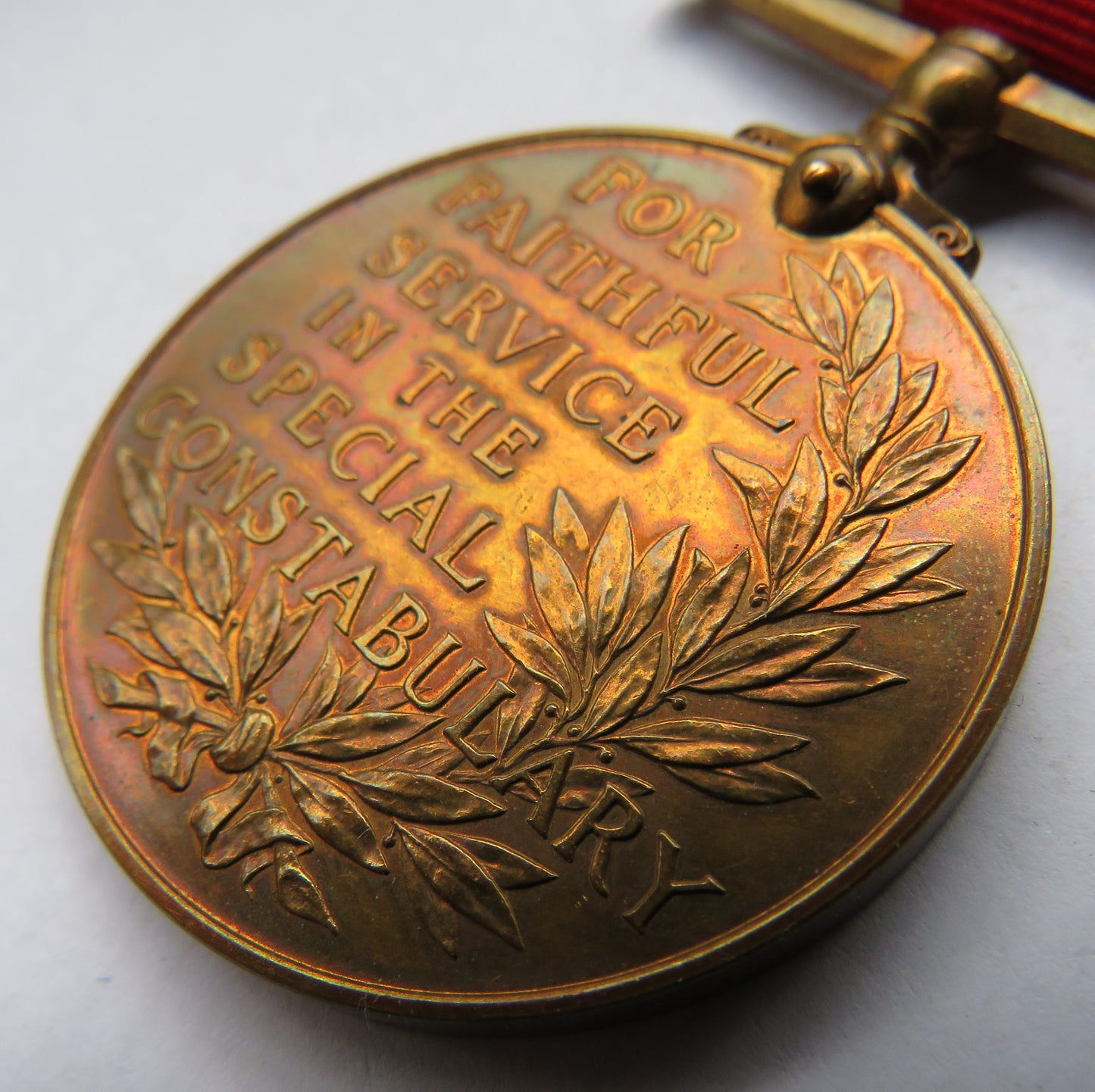 For Faithfull Service In The Special Constabulary WWII Named Police Medal