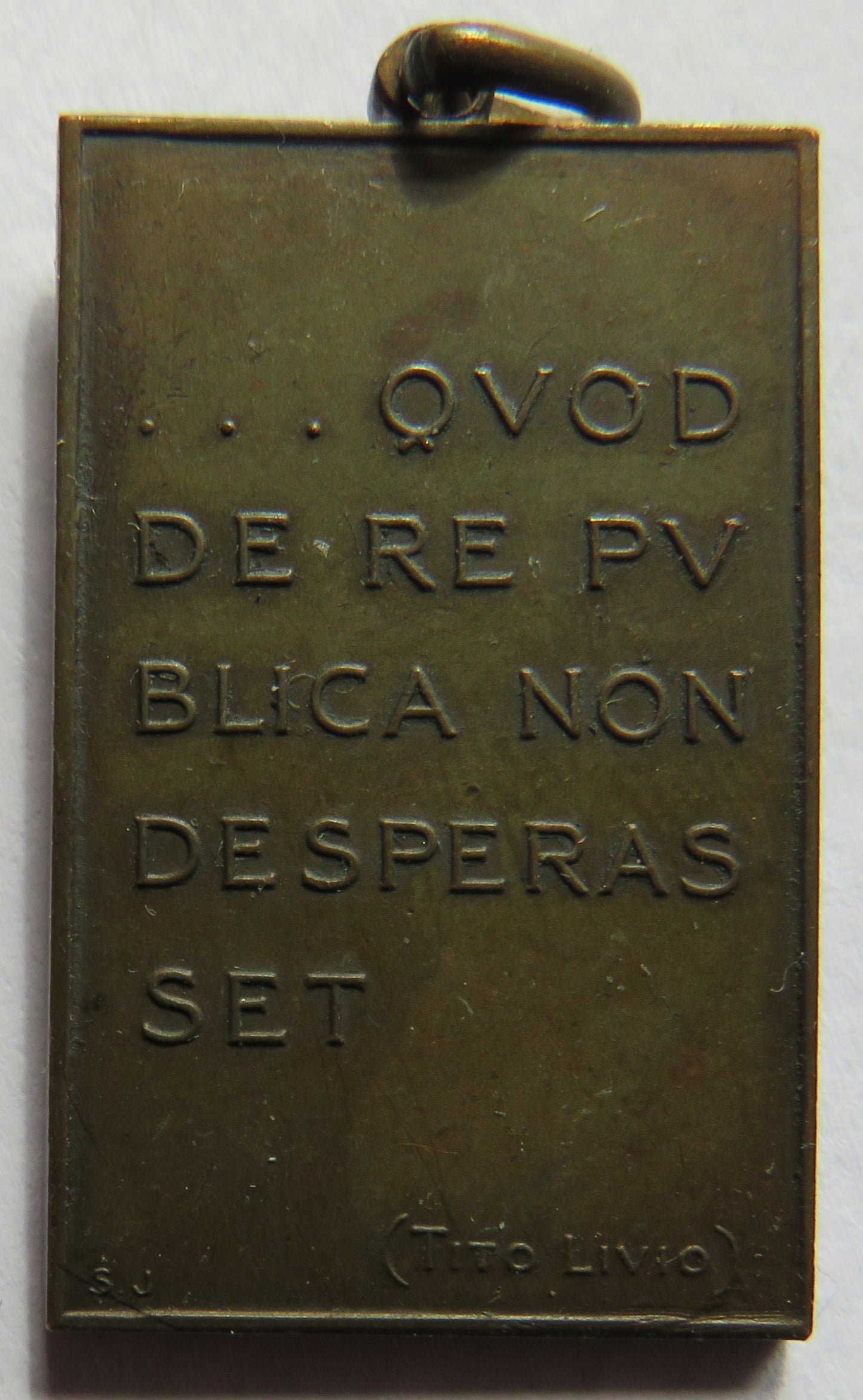 Antique Italian Medal - Fvorti Barbari