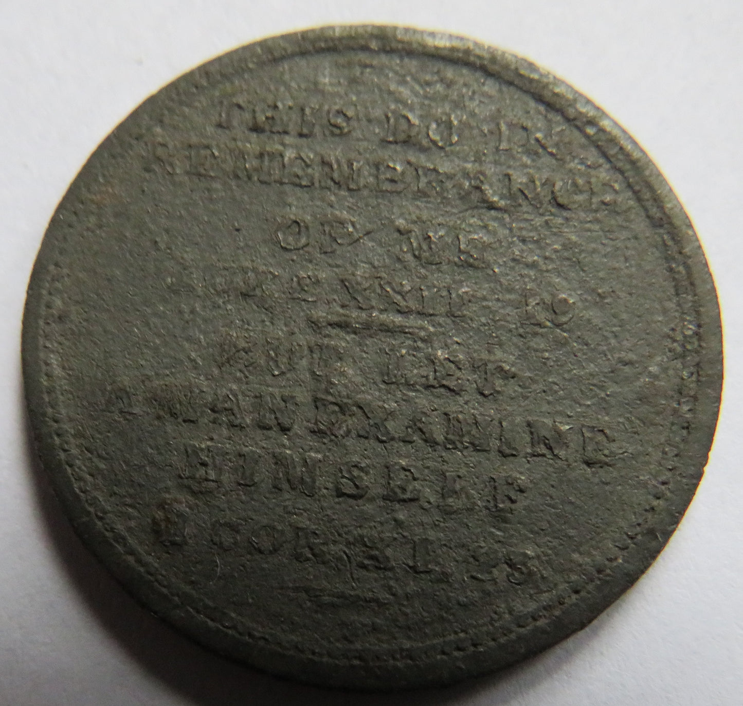 1848 East Church Peterhead Constituted 1835 Token