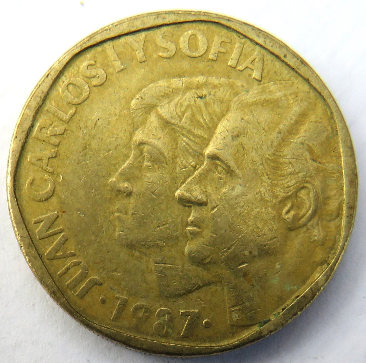 1987 Spain 500 Pesetas Coin