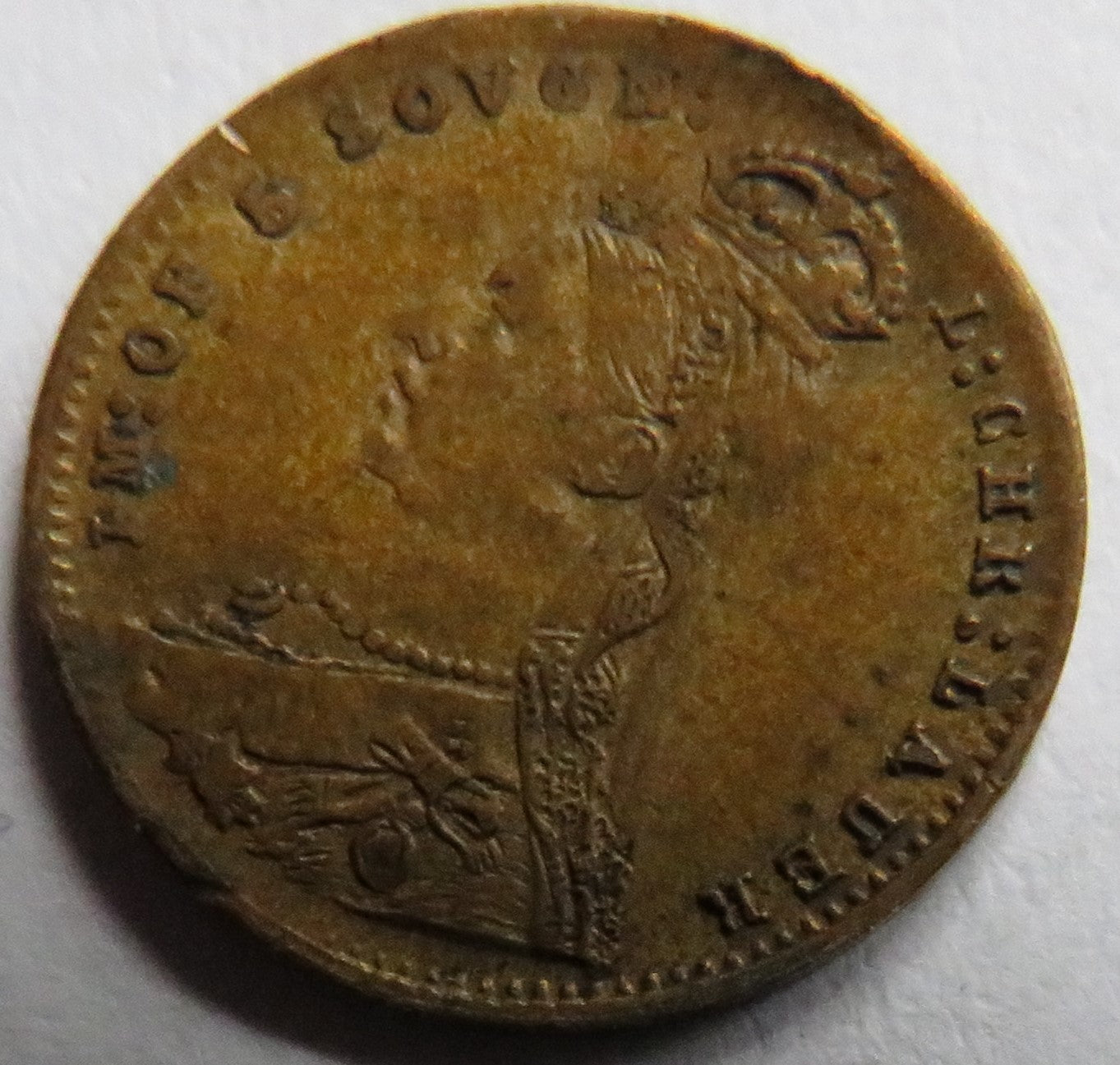 Queen Victoria Nurnberg Imitation Sovereign Very Small Coin / Token