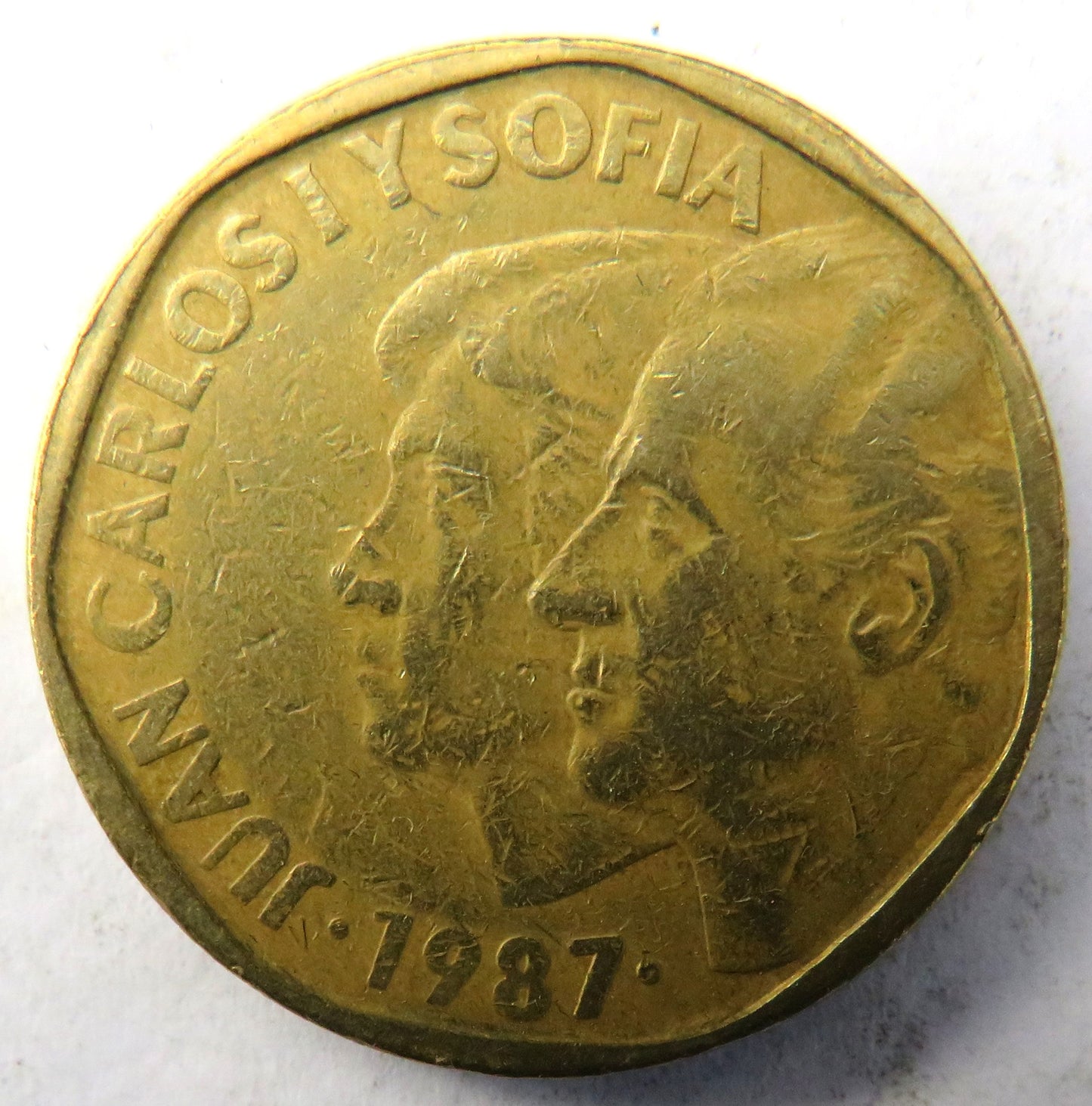 1987 Spain 500 Pesetas Coin